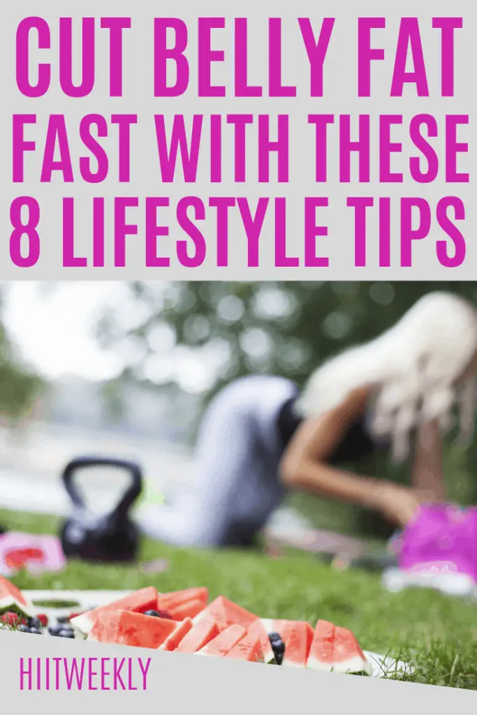 Try these simple lifestyle hacks to quickly reduce your belly fat fast. Do each and every one for long lasting results.  #losefat #weightlosstips #bellyfat