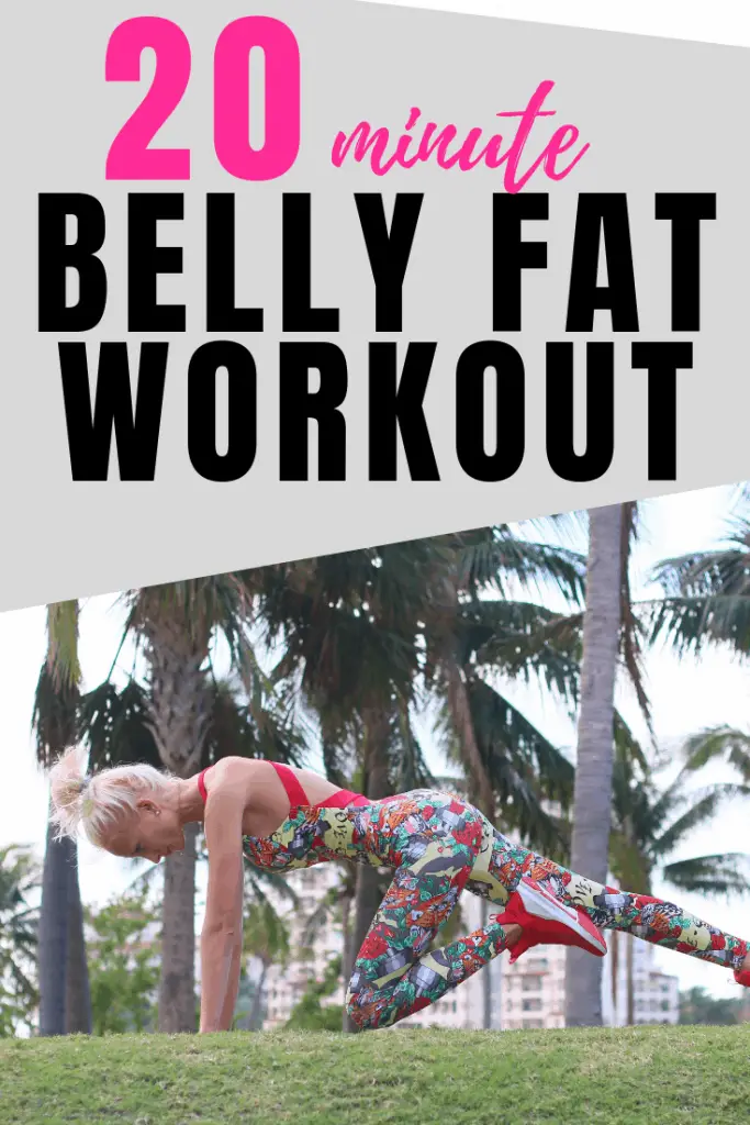 This quick 20 minute home workout will target your muffin top and belly fat for a sexy and toned looking body in no time.