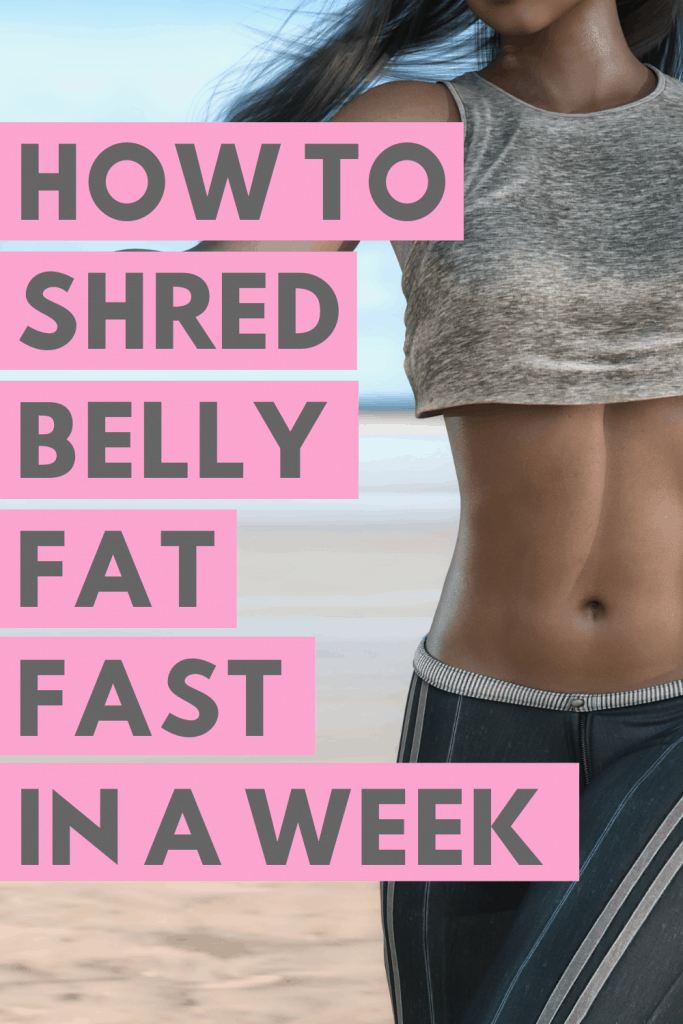 This is how you lose belly fat fast when you've only got 1 week to get into shape for a special occasion. Lose weight fast in a week with these quick and easy to follow weight loss tips. 
