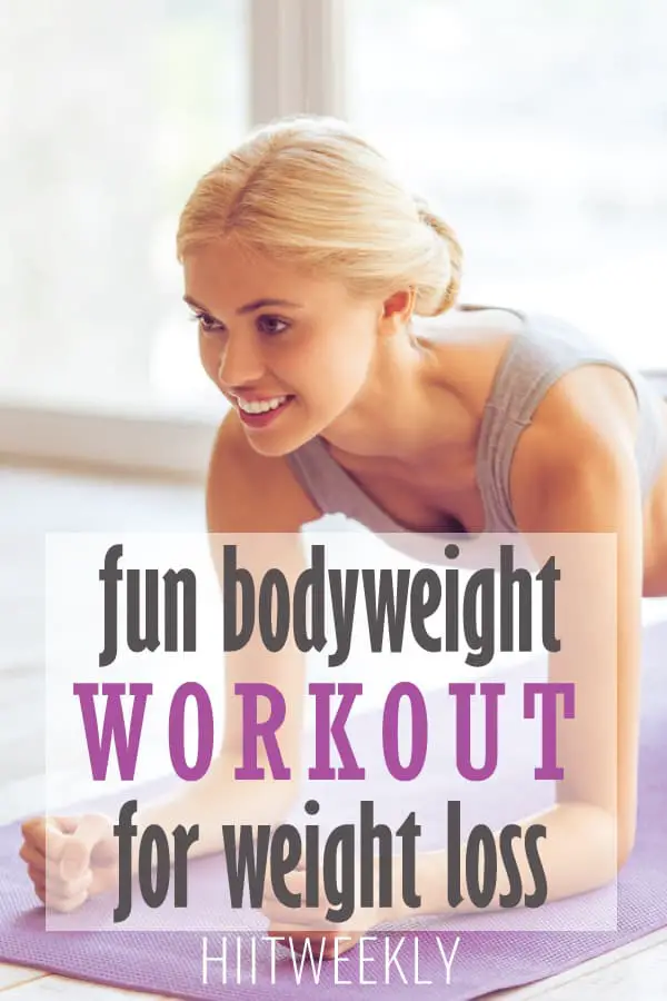 20-Minute Fun Bodyweight Workout For Weight Loss | HIIT WEEKLY