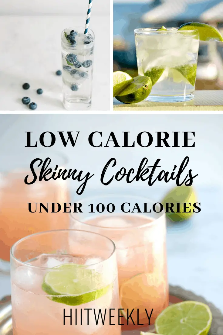 The yummiest low calorie skinny cocktail recipes for when you need alcohol! All under 100 Calories. Low Calorie Cocktails under 100 Calories.