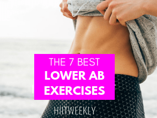 Here are the 7 best lower ab exercises you can do for a flat belly. Do these ab exercises 3 days a week to target your lower part of your stomach for a flat belly fast.