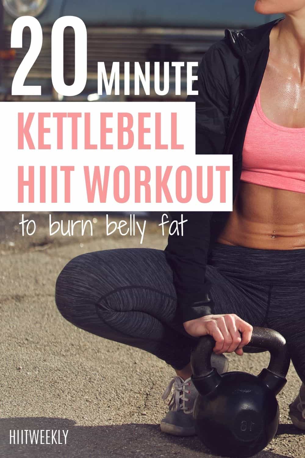 Burn Crazy Fat With This 20- Minute Home Kettlebell HIIT Workout | HIIT ...