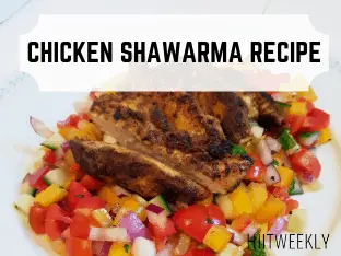 A delicious middle eastern Chicken Shawarma recipe that you just have to try. Perfect on a hot summers day with an Israeli salad.