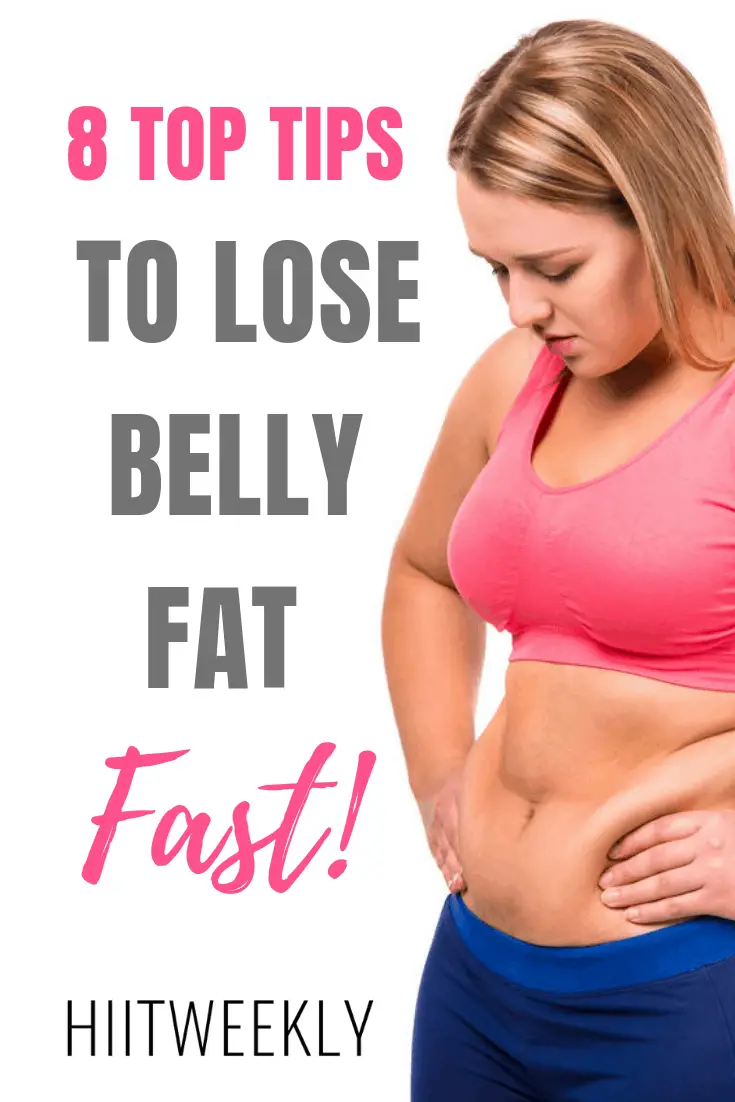 Discover 8 genius ways to lose belly fat fast. Lose your belly fat fast with these 8 tips.
