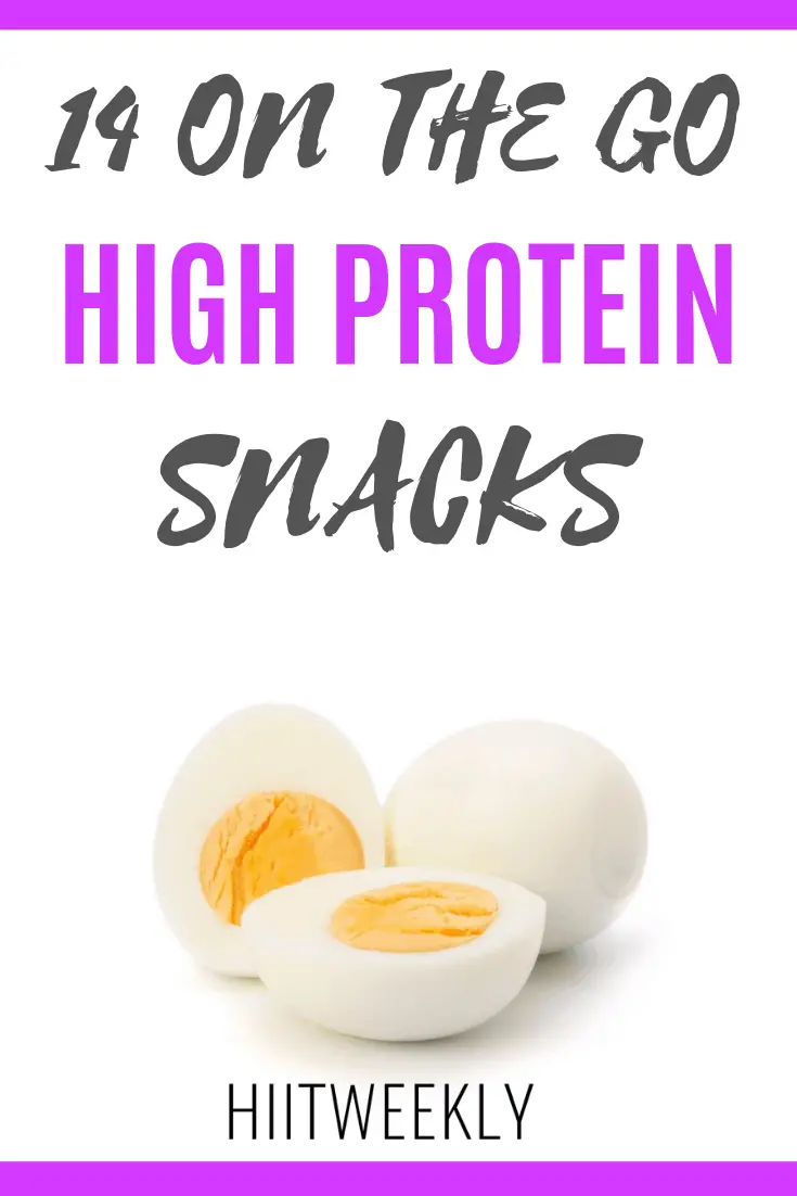 14 healthy on the go high protein snacks for healthy weight loss. Keto and clean eating snacks to make your diet easier to follow.