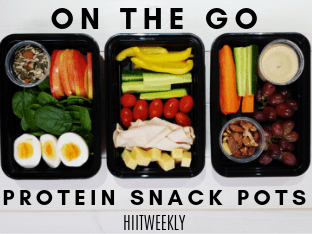 healthy on the go snack ideas that are high in protein.