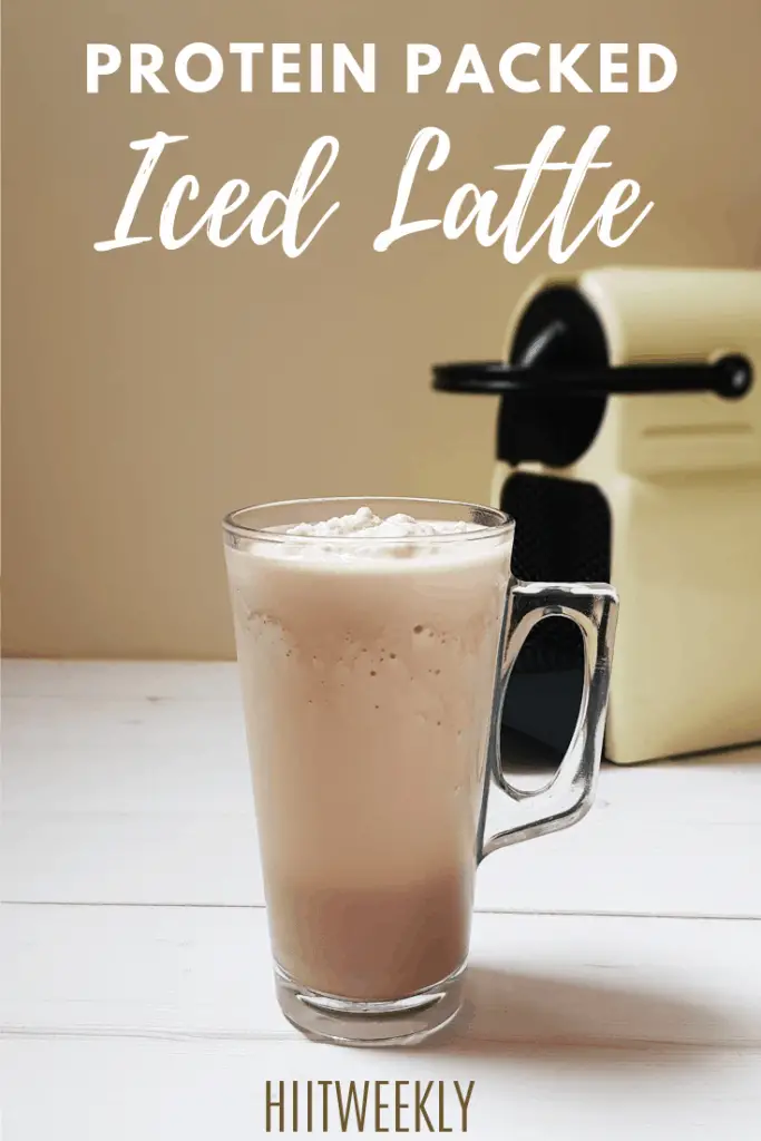 A deliciously coffee based protein smoothie, the iced latte. Now you can enjoy your favorite chilled coffee sin free. Get the recipe here.
