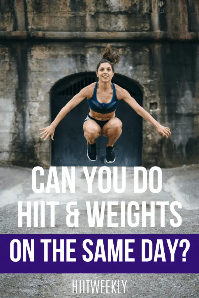 Is it okay to do HIIT and weights on the same day and if so how should you do them for best results. How to train twice in one day for faster fat loss. 