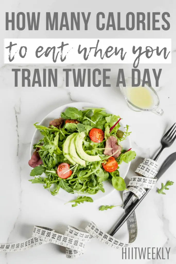 When you workout more than once a day you create a larger than normal calorie deficit. Here you can work out more accurately just how many calories you need to eat when you train twice a day