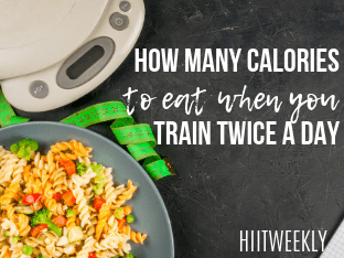 When you workout more than once a day you create a larger than normal calorie deficit. Here you can work out more accurately just how many calories you need to eat when you train twice a day