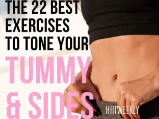 The only abs and oblique exercises you need to do to tone your stomach and sides are right here. try the 5 minute ab workout at the end.