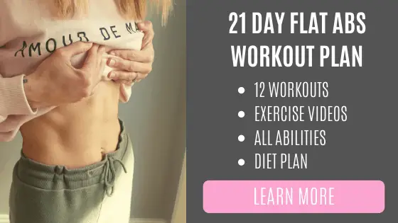 21 day ab workout plan Demi HIIT weekly