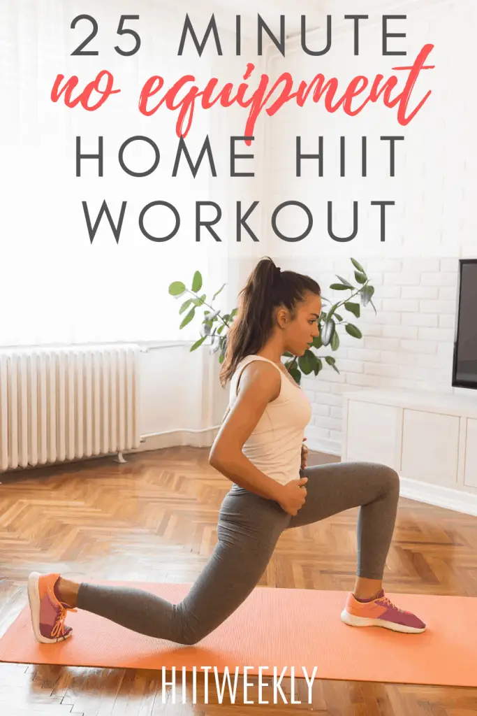 This no equipment workout plan will get you hot sweaty and energised for the day. #HIITWORKOUT #HIIT #WORKOUTS