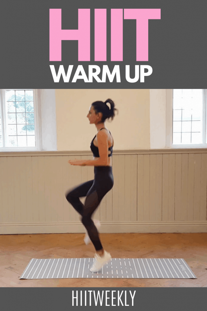 Your pre HIIT warm up to get you ready for that fast paced workout that will follow. 