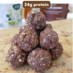 Dive into a world of decadence with these easy-to-make, no-bake triple chocolate coconut protein bites. Indulge in rich chocolate flavors and the goodness of coconut in every bite!