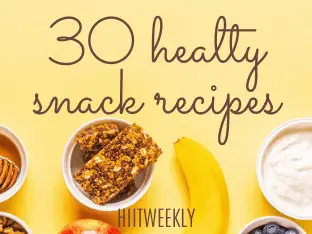The best healthy snack recipes to help you eat better and lose weight.