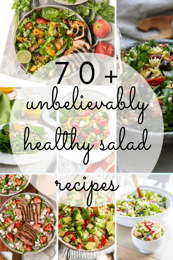 Salads are packed full of goodness and offer a healthy low carb meal that is light on your waistline. Try one of these 70 plus healthy salad recipes to up your salad game.