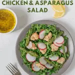 Dive into a tangy fusion of flavors with our Asparagus Chicken Bowl. Grilled chicken, fresh asparagus, and a garlic lemon dressing come together in a harmonious blend that's both wholesome and delicious.