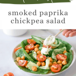 Join the flavor fiesta with our Smoked Paprika Chickpea Salad! A fusion of bold spices and wholesome ingredients creates a dish that's both festive and nutritious. Spice up your salad routine!