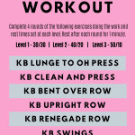 Get ready for a quick fat burning workout with ketlebells that you can do at home in under 30 minutes.