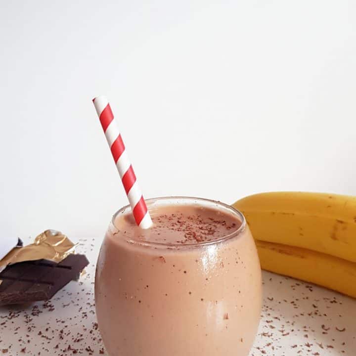 This Chocolate protein smoothie recipe is so good it almost tastes unhealthy. Don'y take our word for it. Make it.