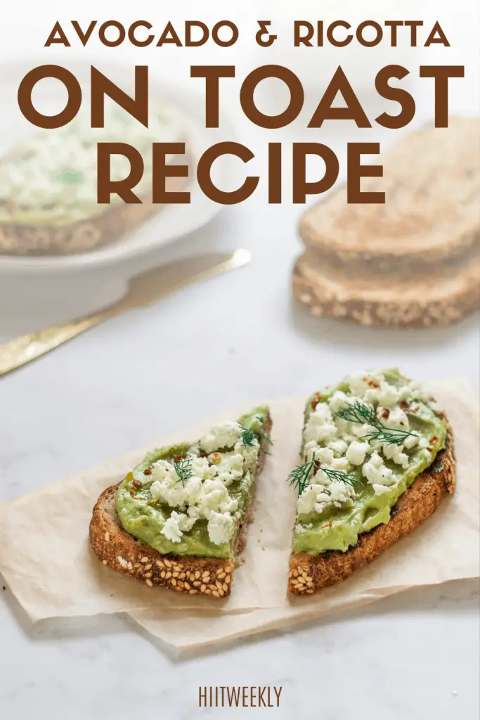 A super health breakfast or brunch, this high protein Avocado on toast with ricotta cheese recipe is absolutly deliciouse. get the recipe here. 