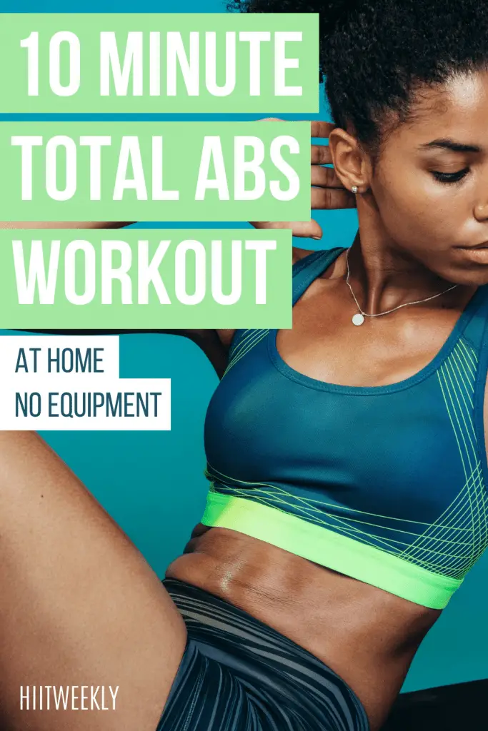This 10 minute abs workout for ladies will get you nice toned abs in no time. Do this abs workout three days a week for great looking abs. 