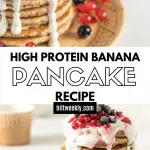 Infuse your morning with a warm hug of protein-packed pancakes. This banana and oat recipe promises breakfast bliss that's both delicious and nutritious, without the addition of cinnamon.