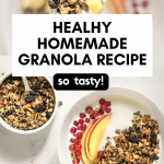 Unleash the golden goodness of this easy-to-make gluten-free granola. With a mix of nuts, seeds, and flavorful spices, each cluster is a nutritious treat that promises a delightful crunch in every bite.