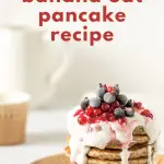 Boost your breakfast with these protein-packed pancakes! Blending the goodness of bananas and oats, this high-protein recipe is a delicious and nutritious way to kickstart your day.