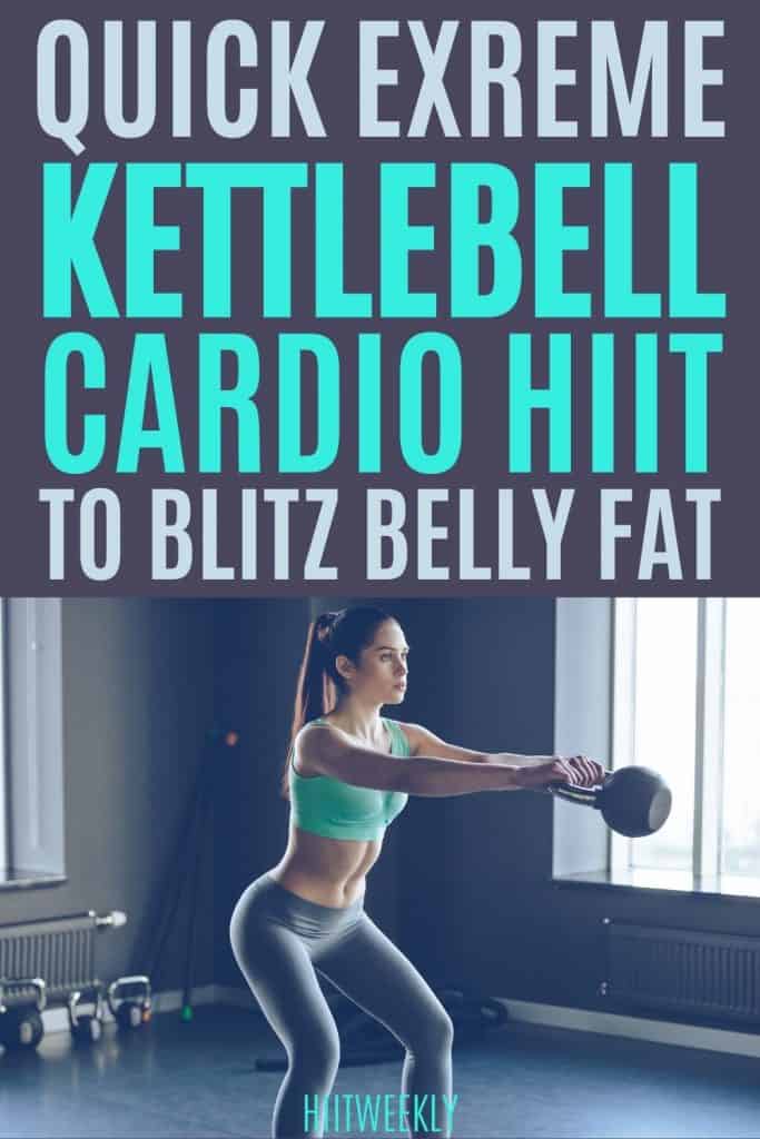 This extreme kettlebell cardio workout will get you hot swetay and burning belly fat like crazy. 