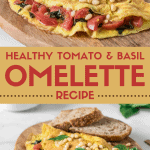 This healthy omelette recipe for weight loss is quick to make and tastes amazing. Omelettes are perfect for a quick and easy breakfast, lunch or dinner and are full of protein and good for you veggies.