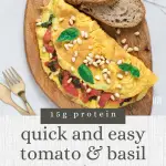 Transform your breakfast routine with this spinach-infused omelette. Quick to prepare and brimming with nutrients, it's a fantastic choice for those looking to maintain a healthy weight without sacrificing taste.