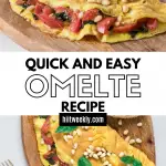 Transport your taste buds to the Mediterranean with this speedy omelette. Packed with fresh tomatoes, olives, and feta, this healthy delight is a delicious way to support your weight loss journey.