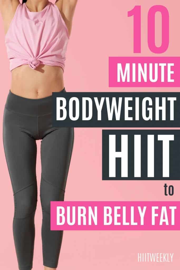 10 minute hiit workout best sale with weights