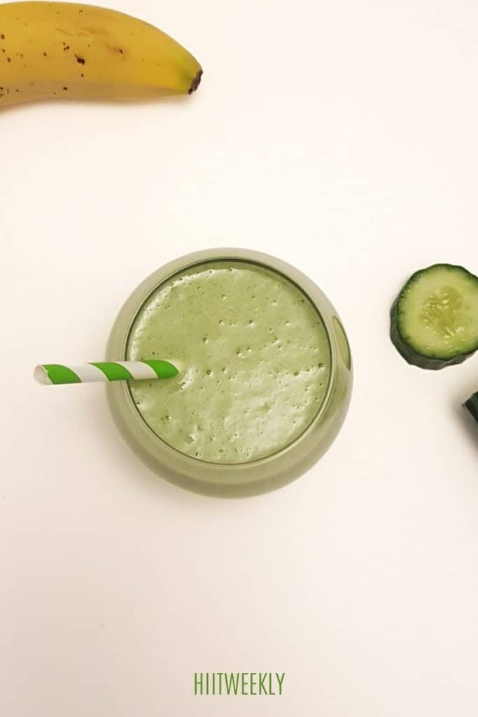 A delicious green smoothie recipe with added protein to help you hit your weight loss goals even faster. 