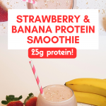 Experience the perfect blend of taste and nutrition with our Banana and Strawberry Protein Smoothie! Creamy bananas, plump strawberries, and a generous dose of protein come together to create a smoothie that's not only delicious but also a powerhouse of nutrients. Start your day right with this refreshing and satisfying treat!
