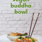 A vegan buddha bowl packed with protien that you need to try. Quick and easy vegan meals.