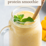 Beat the heat and fuel your body with this delicious tropical protein smoothie! Blending the goodness of tropical fruits like pineapple and coconut with a protein punch, it's a refreshing treat that'll keep you energized all day long