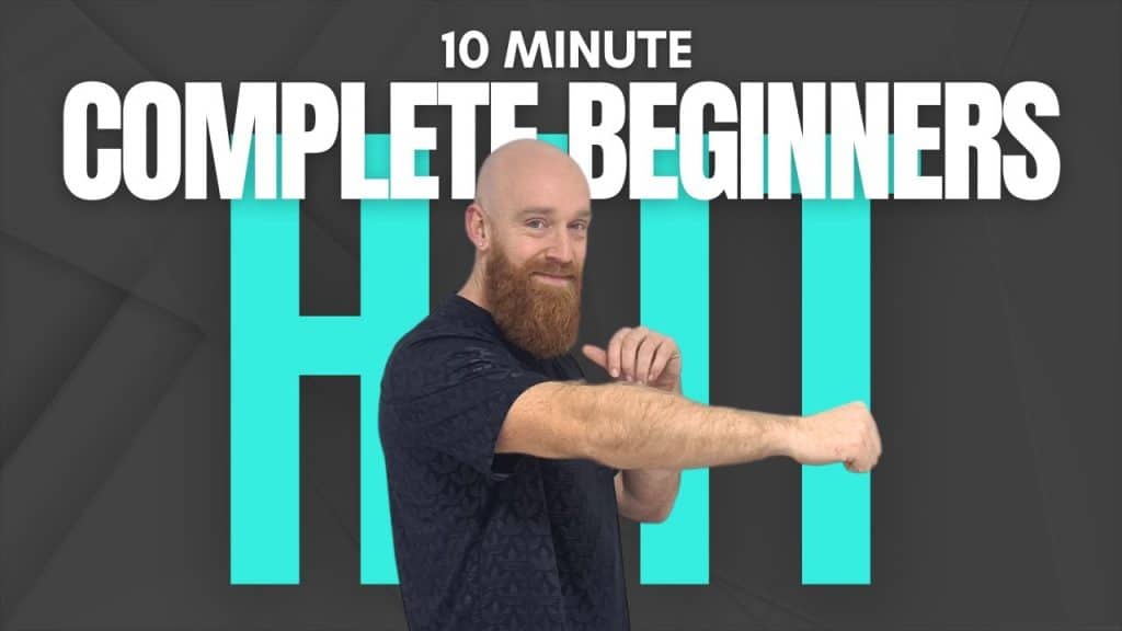 10 minute home HIIT workout for beginners. 