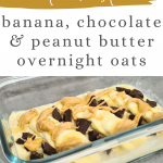 Indulge in a guilt-free breakfast with these high-protein overnight oats! Packed with the goodness of bananas, rich chocolate, and creamy peanut butter, it's the perfect way to kickstart your day.