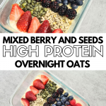 Create your own paradise with this protein-packed oats bowl featuring the sweetness of mixed berries and the crunch of pumpkin seeds. A breakfast that nourishes and satisfies