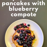 Build stacks of goodness with these high-protein pancakes crowned with a mouthwatering blueberry compote. Elevate your breakfast with a satisfying and flavorful twist!