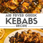 Master the art of crispy perfection with these Greek chicken skewers cooked to perfection in the air fryer. Elevate your dinner game with minimal effort and maximum flavor!