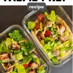 Discover a mouthful of happiness with this quick and easy Greek chicken flatbread meal prep. A satisfying and flavorful lunch option for busy days.