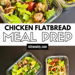 Embark on a culinary journey with this Greek chicken flatbread meal prep, perfect for those on the go. Experience the richness of Greek gastronomy in a portable and delicious lunch option.