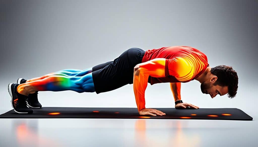 calorie bruciate dall'esercizio plank