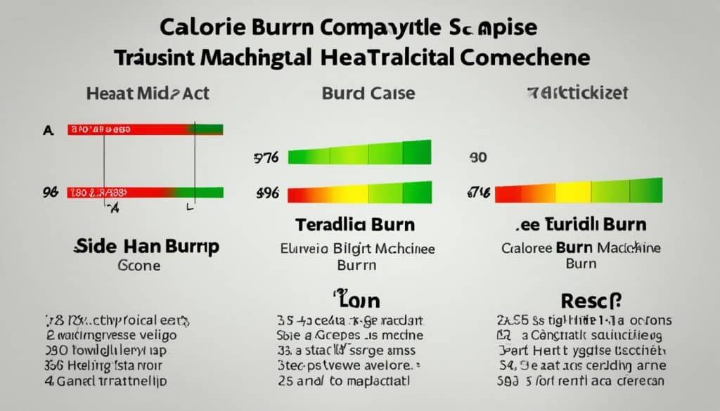calorie burn on cardio machines