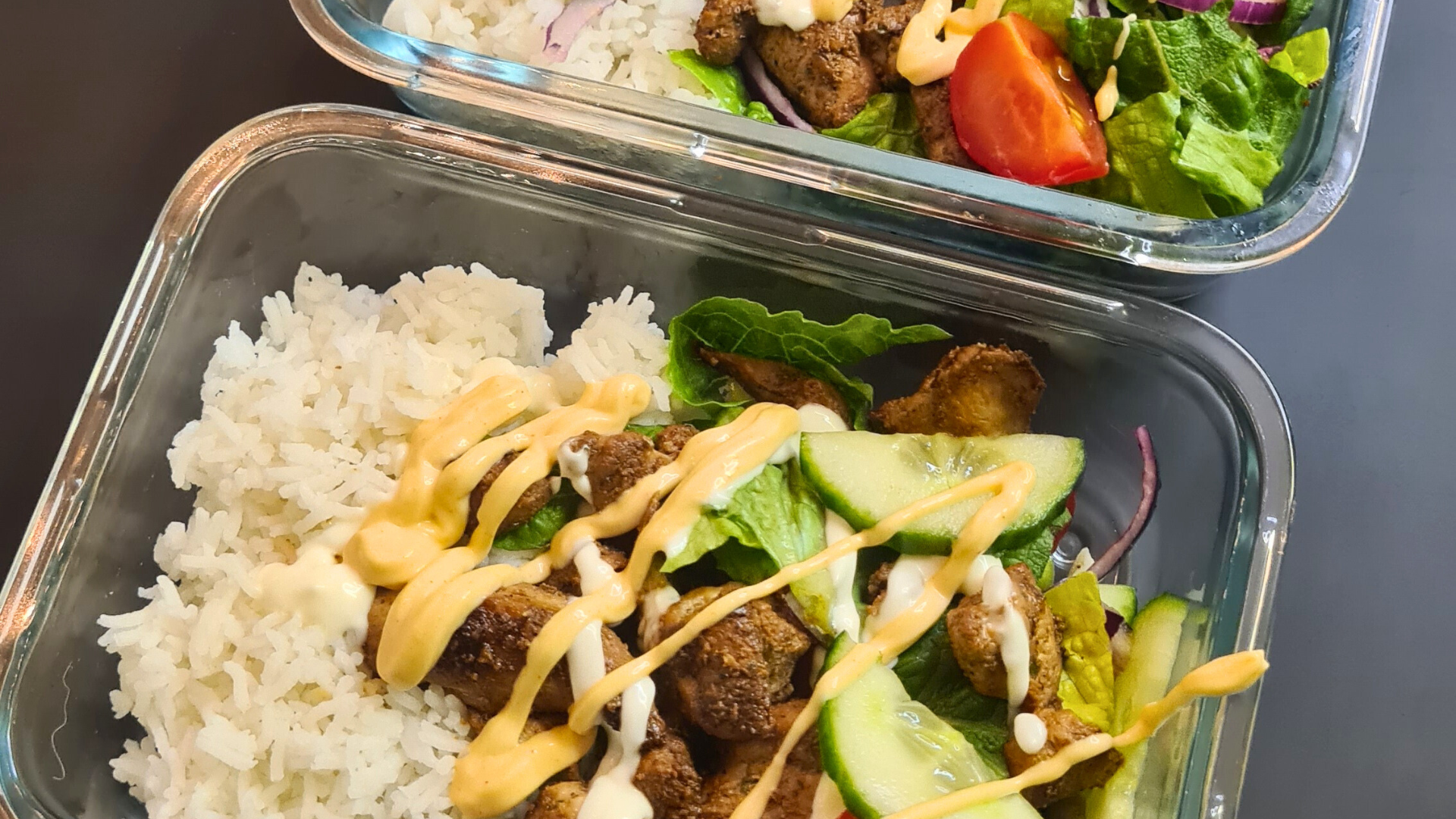 Enjoy this amazing greek chicken and rice meal prep recipe.